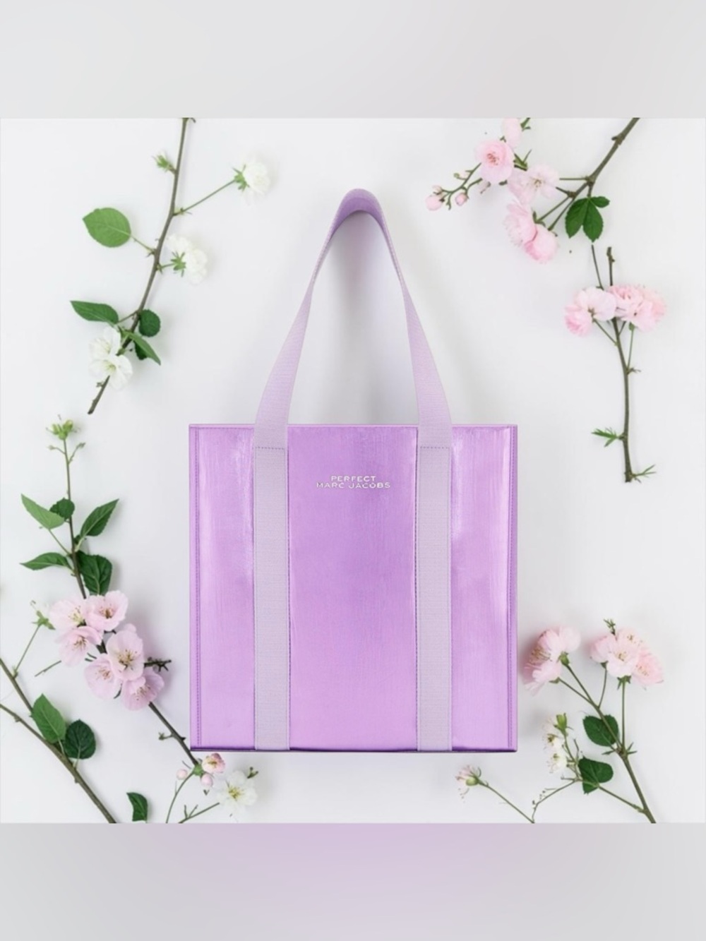 Marc Jacobs Lavender Purple Tote Bag